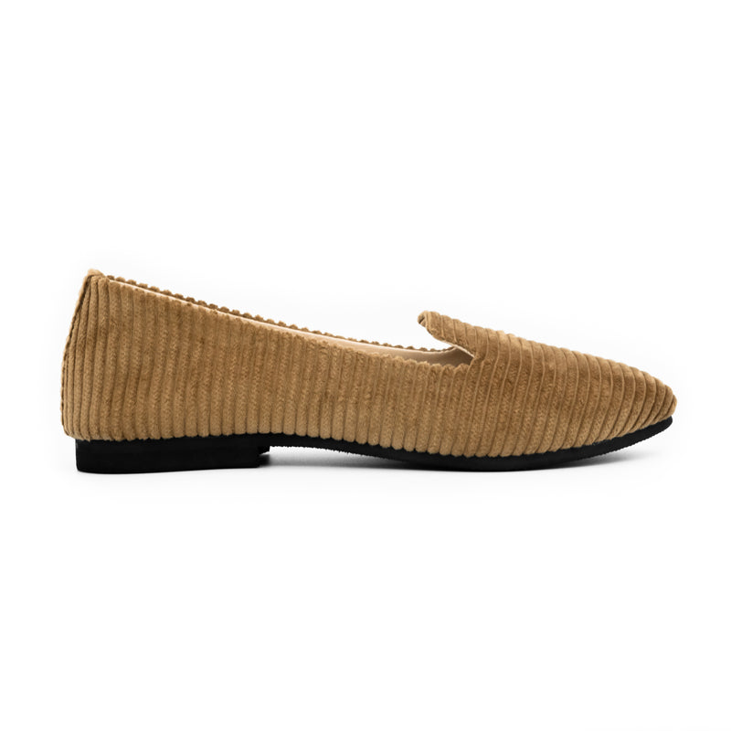 Basic Cord Loafer Brown