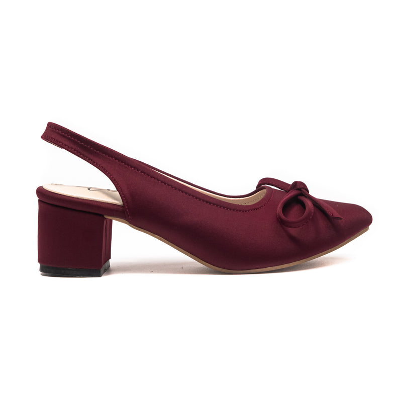 Evelyn Charme Maroon