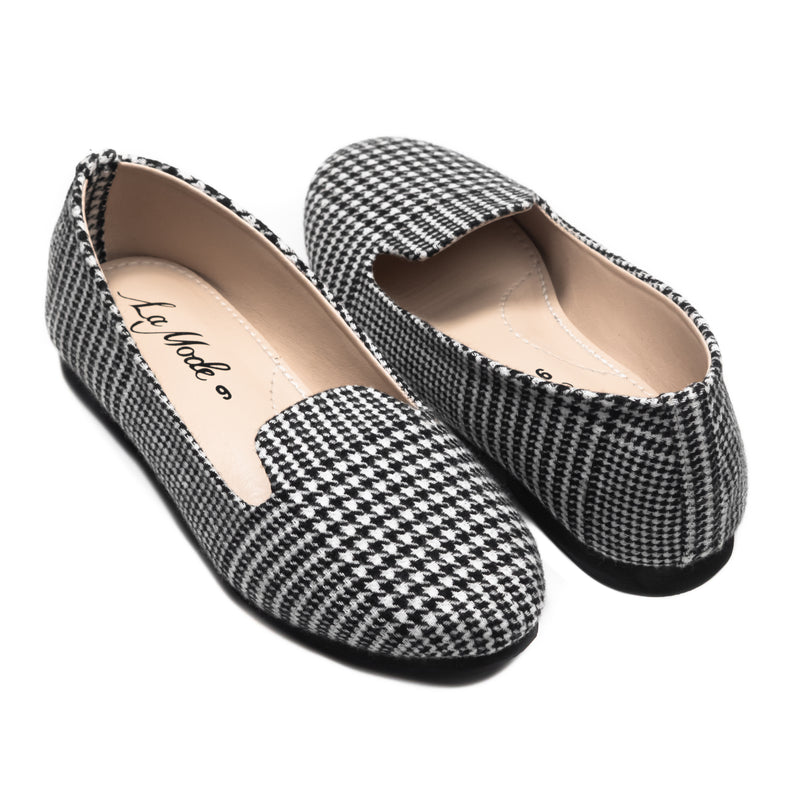 Lysandra Loafer Houndstooth