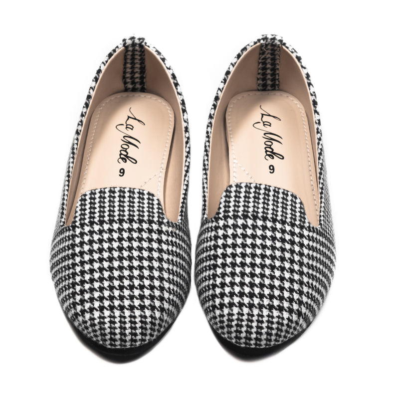 Lysandra Loafer Houndstooth