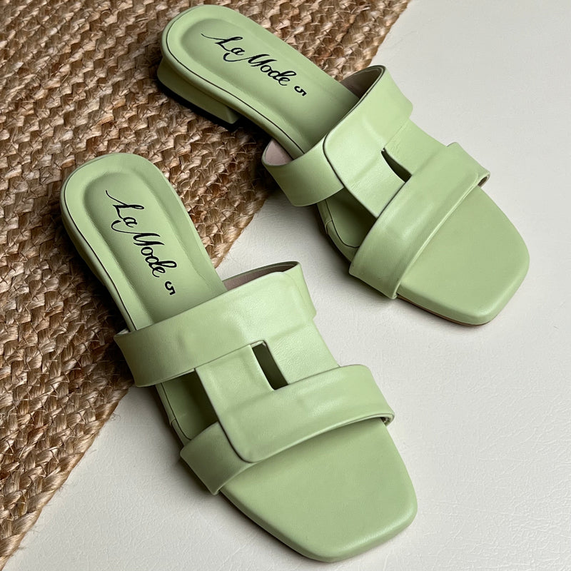 Talia Tie Leafy Green