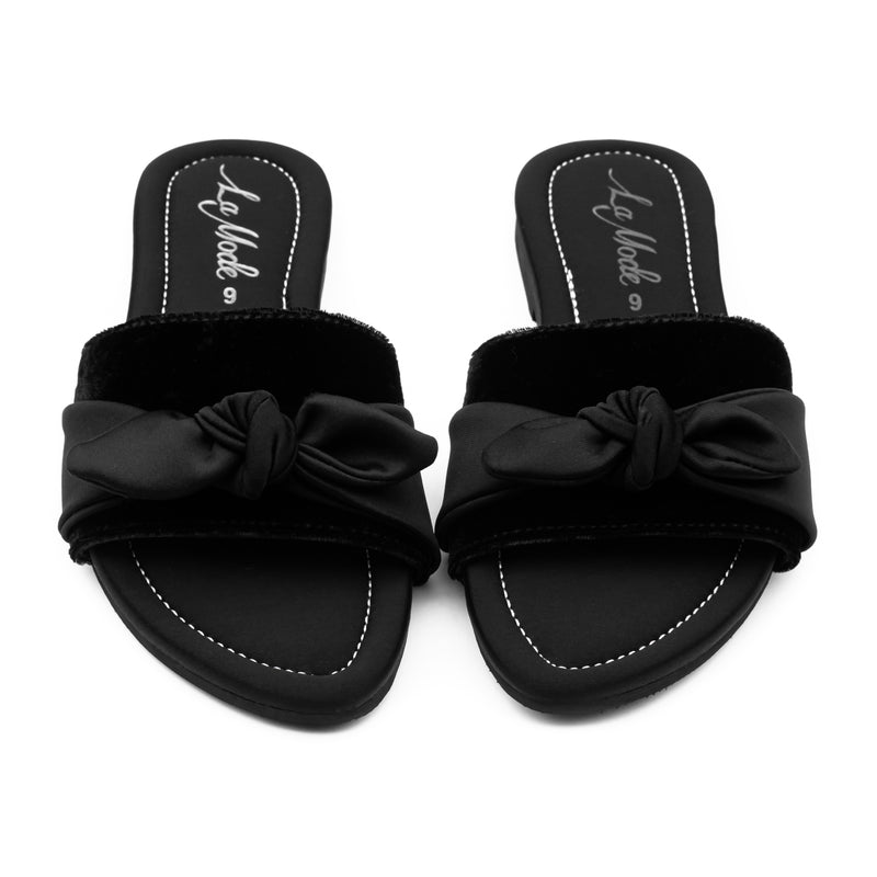 Velvet Bow Black