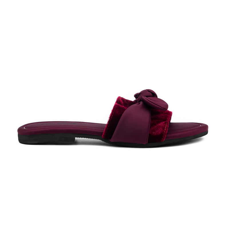 Velvet Bow Maroon