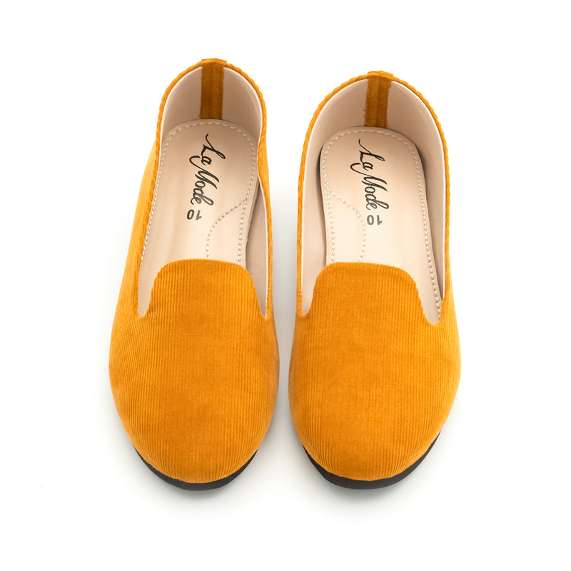 Cord Loafer Mustard