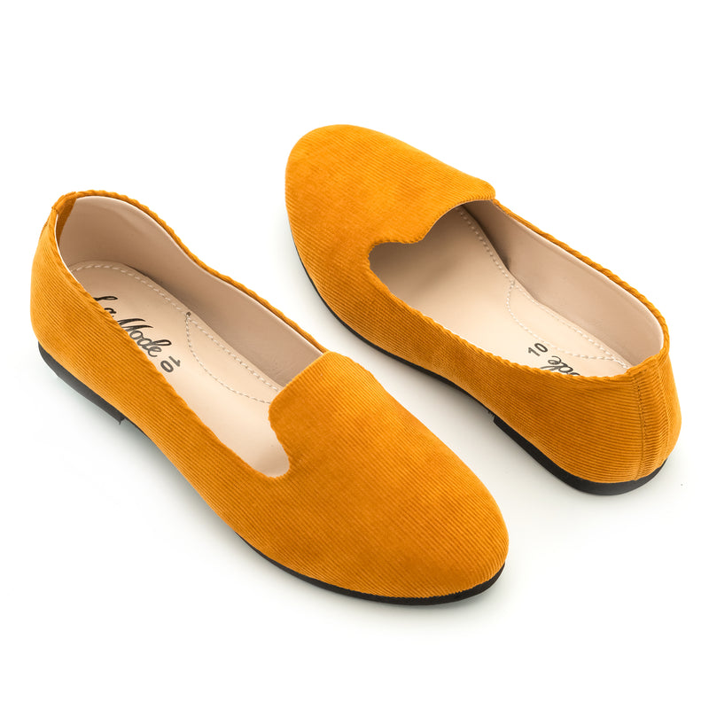 Cord Loafer Mustard