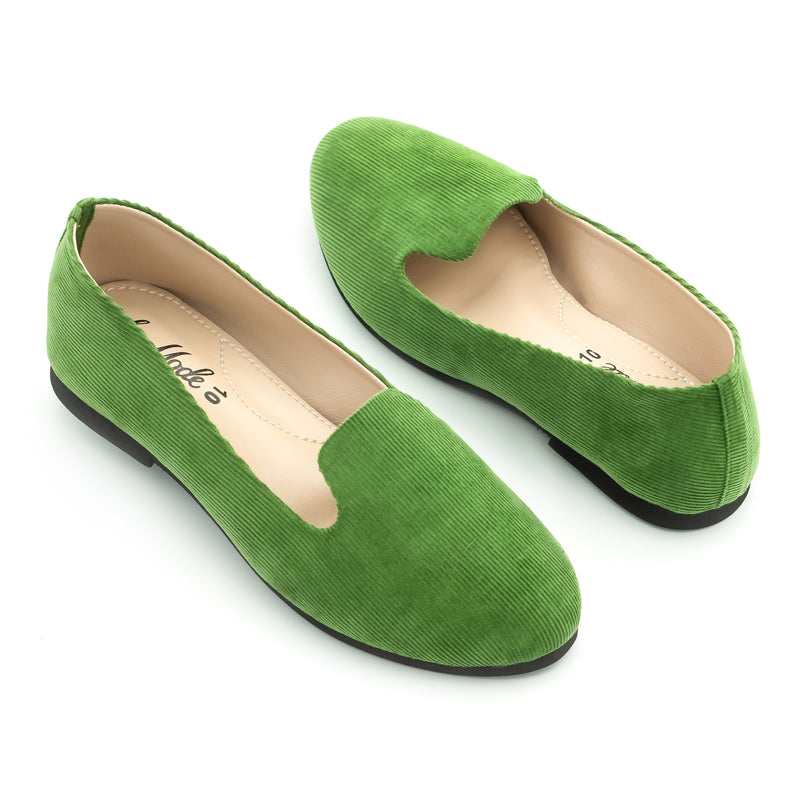 Cord Loafer Parrot Green