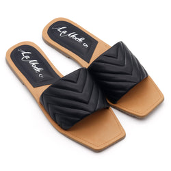 Fluffy Zigzag-Black