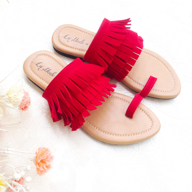 Suede Red